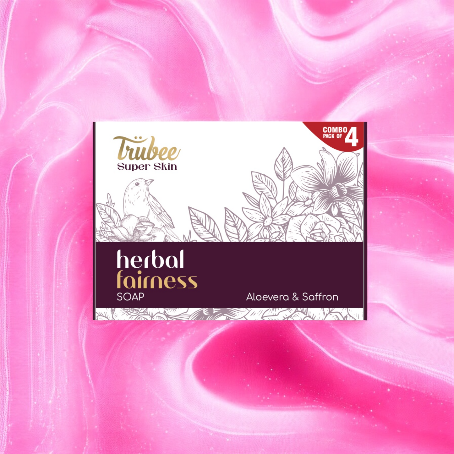 Trubee Herbal Fairness soap (Pack of 4)