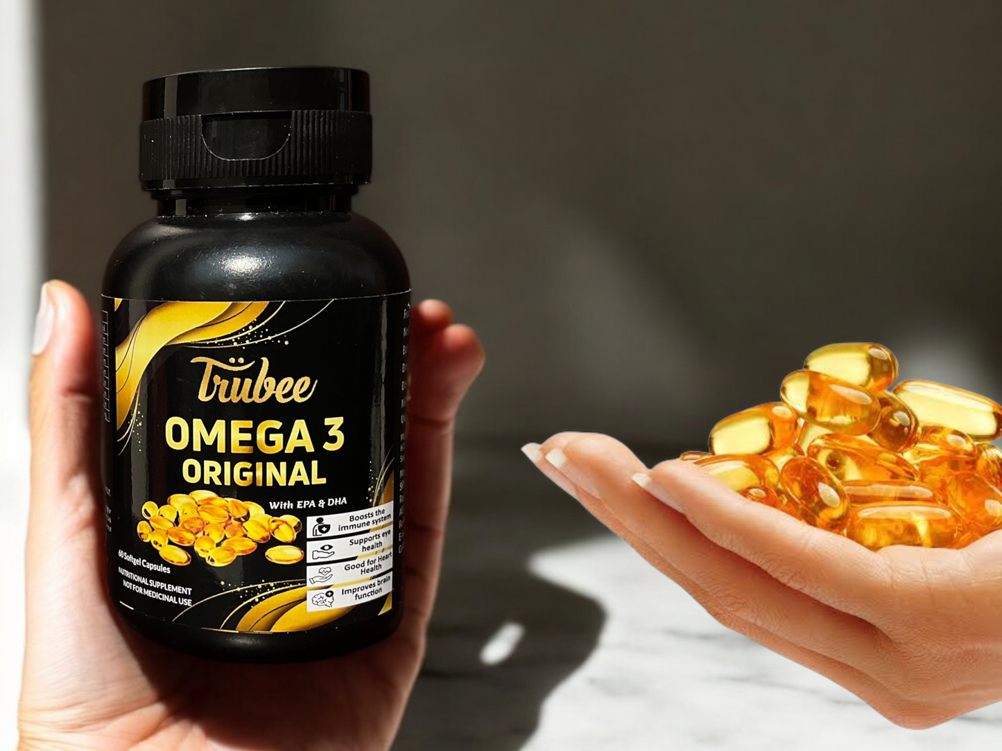 Trubee Omega-3 Capsules (60 Capsules)